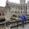 2014-05-28 13.04.48  Francisco listening to the narrative at the Roman Baths